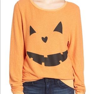 WILDFOX PUMPKIN LOVE PULLOVER BAGGY BEACH JUMPER
